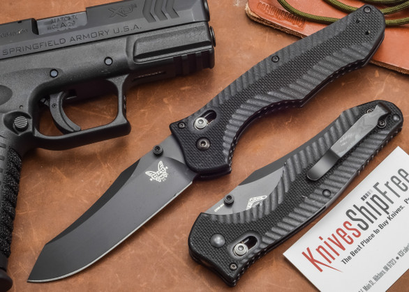 Benchmade Knives: 810BK Contego - Black Blade