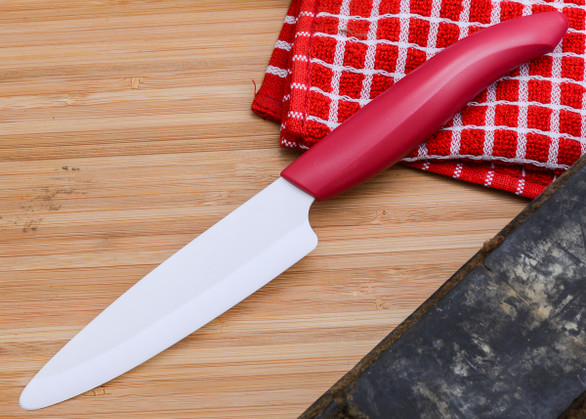 Kyocera: Revolution 4.5" Ceramic Utility Knife - Red Handle