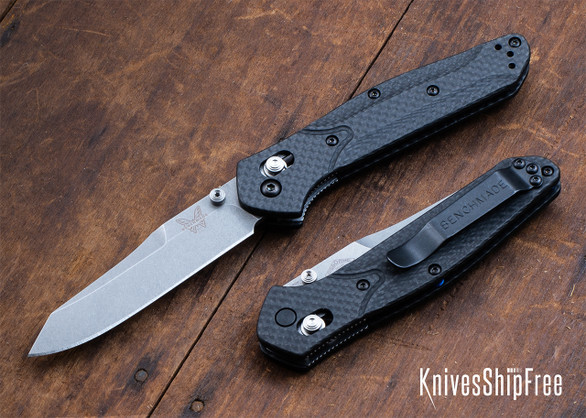 Benchmade Knives: 940-1 Osborne - Carbon Fiber - CPM-S90V