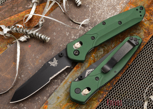 Benchmade Knives: 940SBK Osborne - Serrated Black Blade