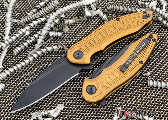 Brous Blades: Bionic 2.0 - Bronze Aluminum Handles - Blackout