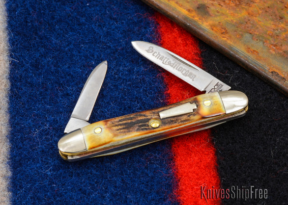 Schatt & Morgan: Keystone Series #06 - Senator - Two-Blade - Stag - #2