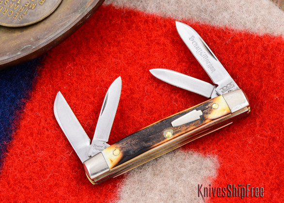 Schatt & Morgan: Keystone Series #03 - Mini-Congress - 4-Blade - Stag - #23