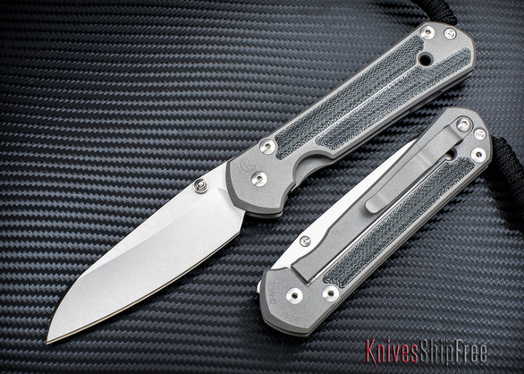 Chris Reeve Knives: Large Sebenza 21 - Insingo Grind - Black Canvas Micarta Inlay