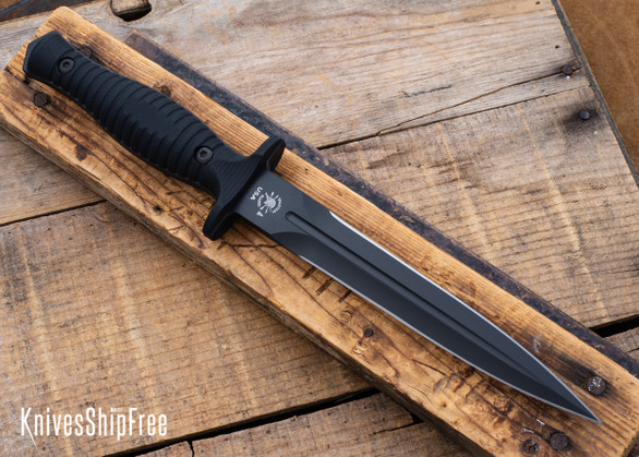 Spartan Blades: Spartan George V-14 - Black G-10 - CPM-S35VN - Black PVD