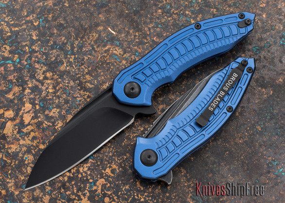Brous Blades: Bionic 2.0 - Silver Aluminum Handles - Blackout