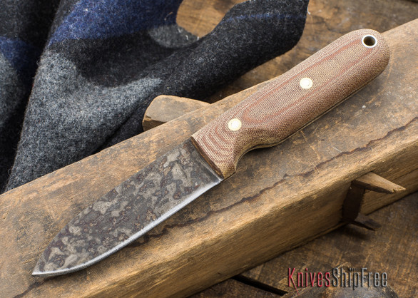 L.T. Wright Knives: Bushcrafter HC - Natural Micarta