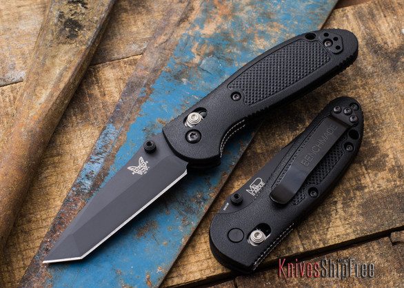 Benchmade Knives: 557BK Mini-Griptilian - Black Tanto Blade
