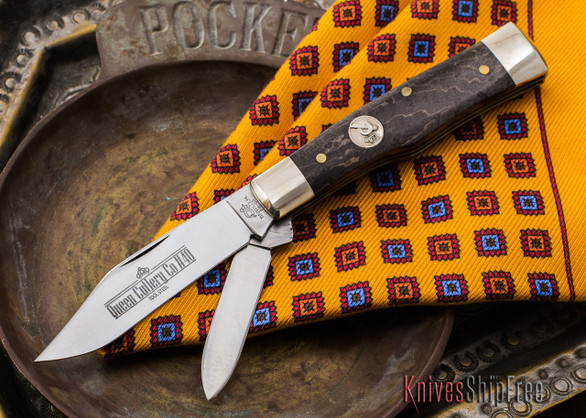 Queen Cutlery: #40 - Gunstock - Bird's Eye Maple - D2 Steel