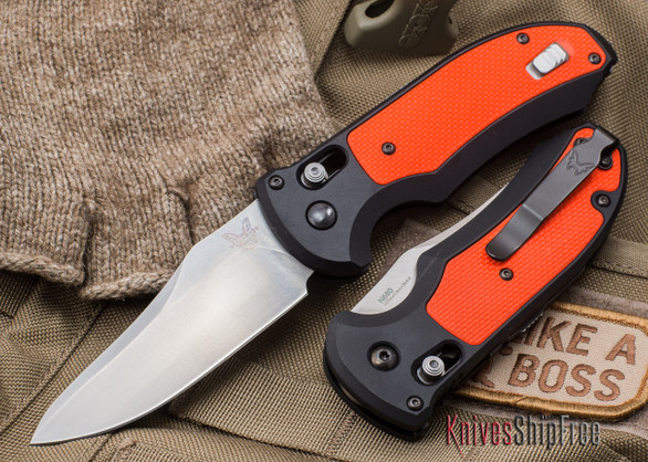 Benchmade Knives: 9170-ORG - AUTO AXIS Triage Rescue 