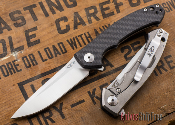 Zero Tolerance: ZT0450CFZDP - Carbon Fiber - Titanium Framelock - ZDP-189
