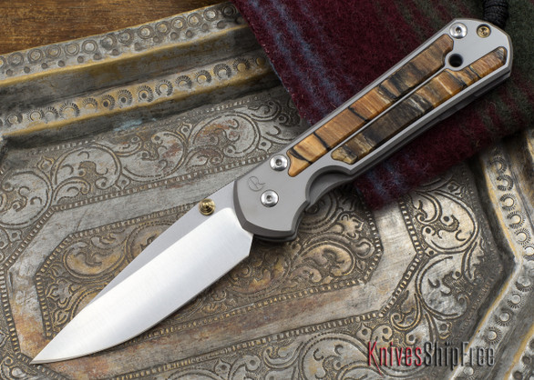Chris Reeve Knives: Large Sebenza 21 - Spalted Beech Inlay - 110101