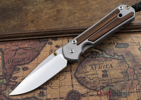 Chris Reeve Knives: Small Sebenza 21 - Macasser Ebony Inlay - 110203