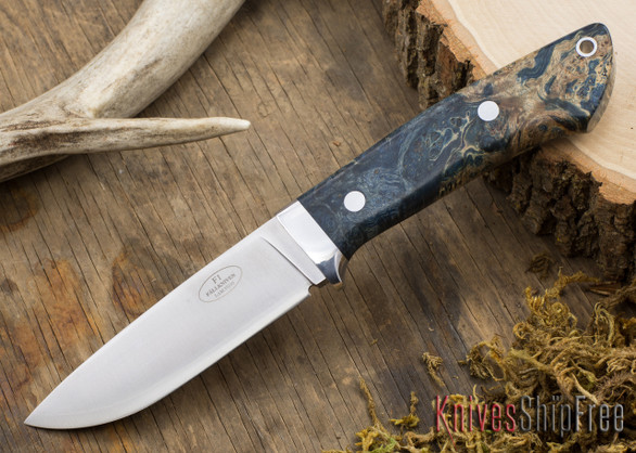 Fallkniven: Custom F1 - Blue & Gold Elder Burl #1