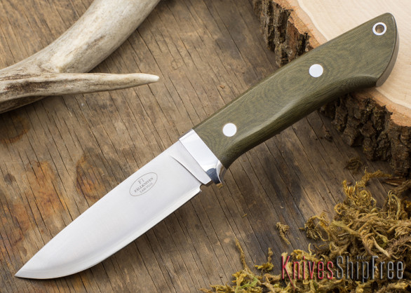 Fallkniven: Custom F1 - Green Linen Micarta