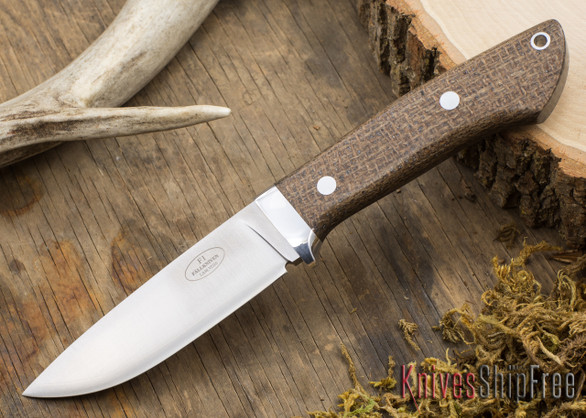 Fallkniven: Custom F1 - Tan Burlap Micarta