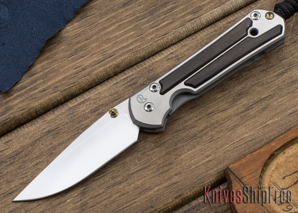 Chris Reeve Knives: Small Sebenza 21 - Macassar Ebony Inlay - 010427