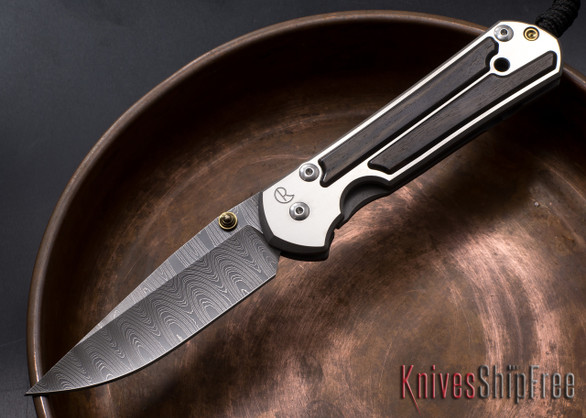 Chris Reeve Knives: Large Sebenza 21 - Macassar Ebony - Ladder Damascus - 010616