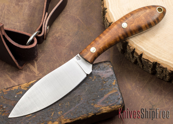 L.T. Wright Knives: Large Northern Hunter - Dark Maple #3