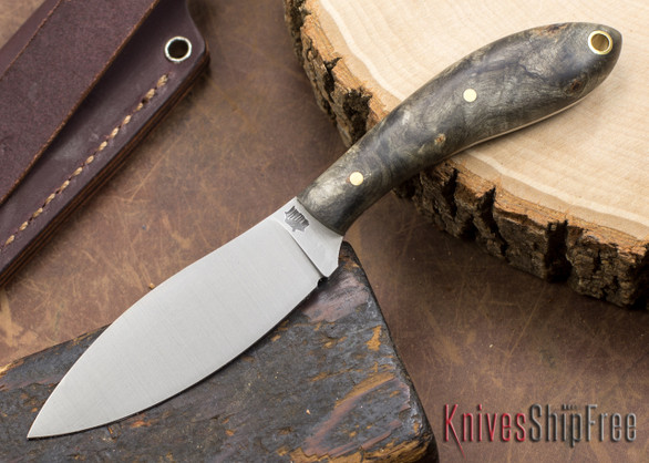 L.T. Wright Knives: Small Northern Hunter - Buckeye Burl #2