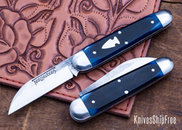 Navy Blue Sawcut Bone