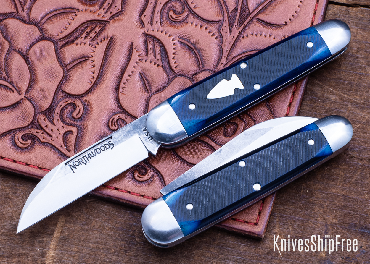 Navy Blue Sawcut Bone