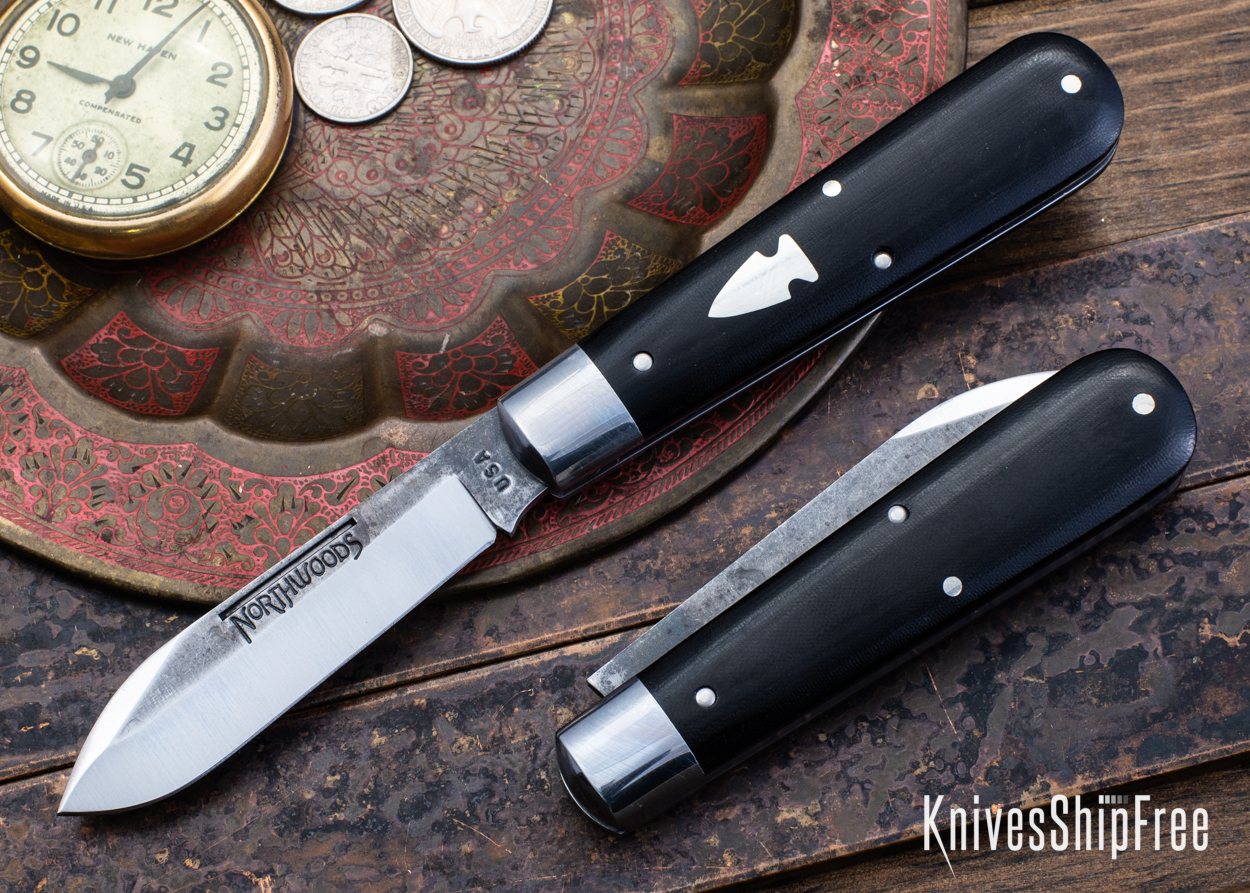 Black Linen Micarta (Front)