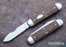 Northwoods Knives: Indian River Jack - Peanut Butter Burlap