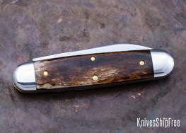 Northwoods Knives: Indian River Jack - Smooth Camel Bone - NW15GK015 (Back)