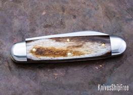 Northwoods Knives: Indian River Jack - Smooth Camel Bone - NW15GK018 (Back)