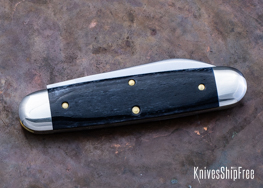 Northwoods Knives: Indian River Jack - Smooth Camel Bone - NW15GK007 (Back)