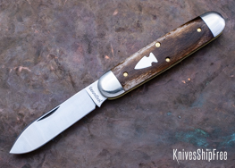 Northwoods Knives: Indian River Jack - Smooth Camel Bone - NW15GK015 (Front)