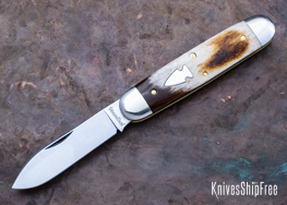 Northwoods Knives: Indian River Jack - Smooth Camel Bone - NW15GK018 (Front)