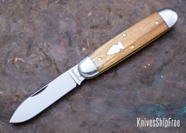 Northwoods Knives: Indian River Jack - Smooth Camel Bone - NW15GK028 (Front)
