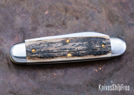 Northwoods Knives: Indian River Jack - Mammoth Ivory - NW16GK100 (Back)