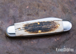 Northwoods Knives: Indian River Jack - Mammoth Ivory - NW16GK101 (Back)