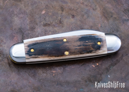 Northwoods Knives: Indian River Jack - Mammoth Ivory - Factory Second - NW16GK106 (Back)