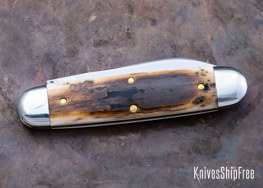 Northwoods Knives: Indian River Jack - Mammoth Ivory - Factory Second - NW16GK109 (Back)