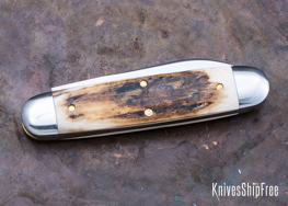 Northwoods Knives: Indian River Jack - Mammoth Ivory - NW16GK013 (Back)