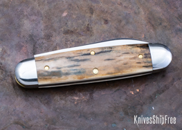 Northwoods Knives: Indian River Jack - Mammoth Ivory - NW16GK018 (Back)