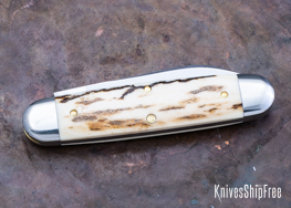 Northwoods Knives: Indian River Jack - Mammoth Ivory - NW16GK029 (Back)