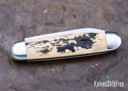 Northwoods Knives: Indian River Jack - Mammoth Ivory - NW16GK036 (Back)