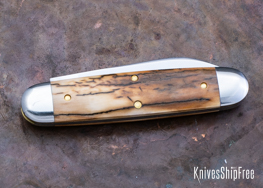 Northwoods Knives: Indian River Jack - Mammoth Ivory - NW16GK037 (Back)