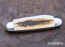Northwoods Knives: Indian River Jack - Mammoth Ivory - NW16GK039 (Back)