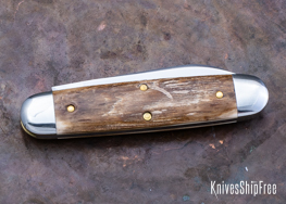 Northwoods Knives: Indian River Jack - Mammoth Ivory - NW16GK042 (Back)