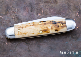 Northwoods Knives: Indian River Jack - Mammoth Ivory - NW16GK005 (Back)