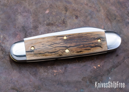 Northwoods Knives: Indian River Jack - Mammoth Ivory - NW16GK053 (Back)