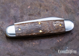 Northwoods Knives: Indian River Jack - Mammoth Ivory - NW16GK057 (Back)