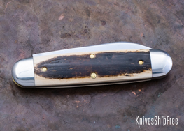 Northwoods Knives: Indian River Jack - Mammoth Ivory - NW16GK063 (Back)