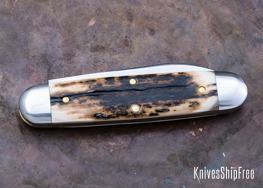 Northwoods Knives: Indian River Jack - Mammoth Ivory - NW16GK072 (Back)